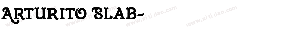 Arturito Slab字体转换